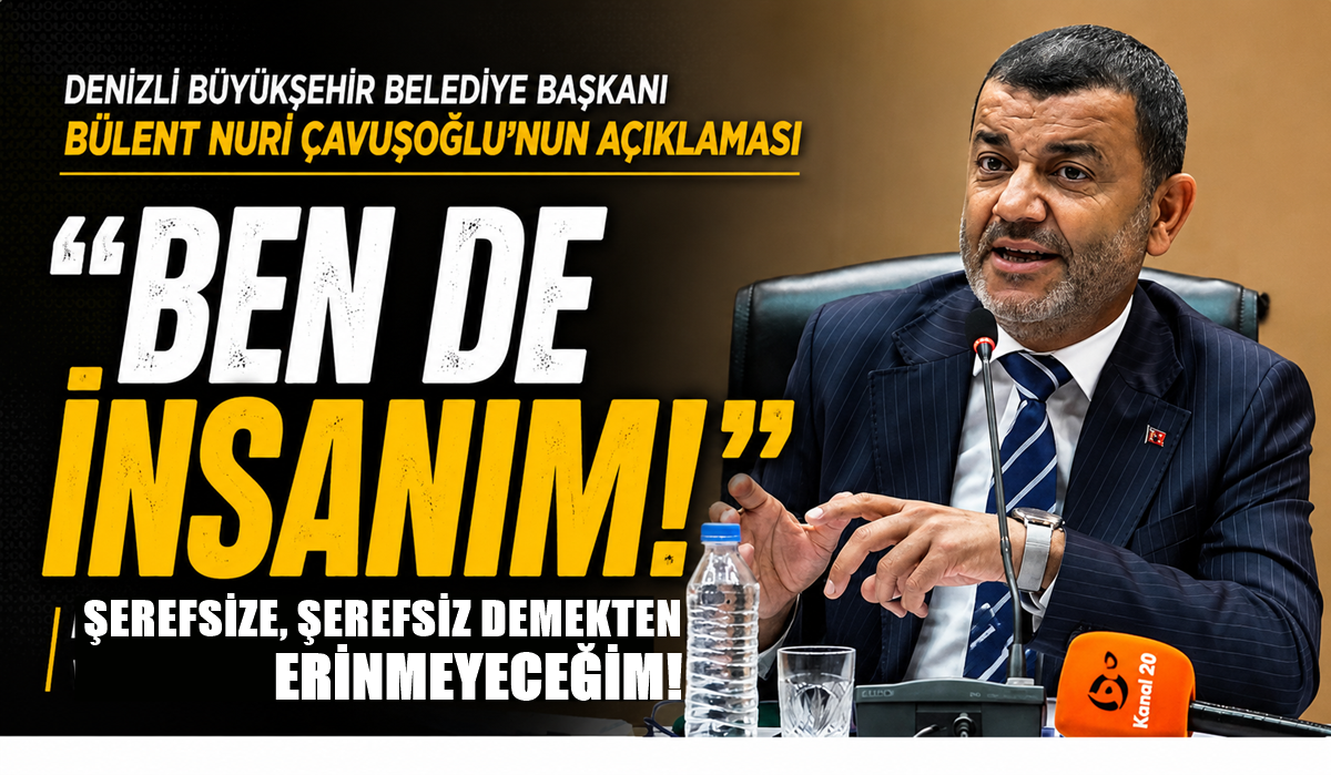 Denizli BB Başkanı Çavuşoğlu ‘İhale’ ve ‘Küfür’ iddialarına Cevap Verdi