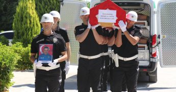 Görevi Başında Vefat Eden Polis Memuru Memleketine Uğurlandı