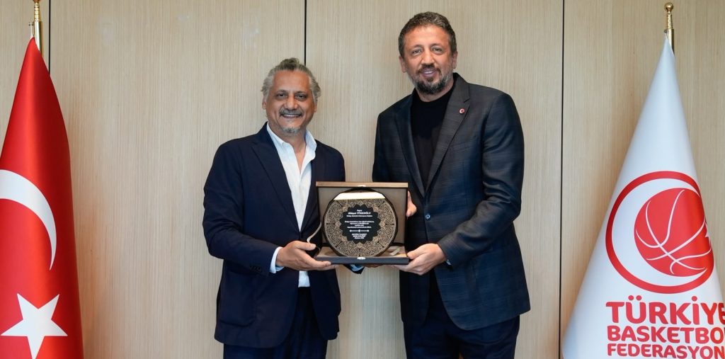 Yukatel Denizli Basket’ten TBF Başkanı Türkoğlu’na Ziyaret
