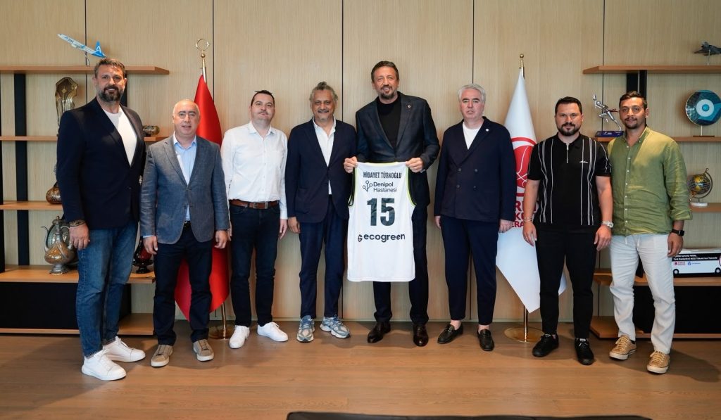 Yukatel Denizli Basket’ten TBF Başkanı Türkoğlu’na Ziyaret