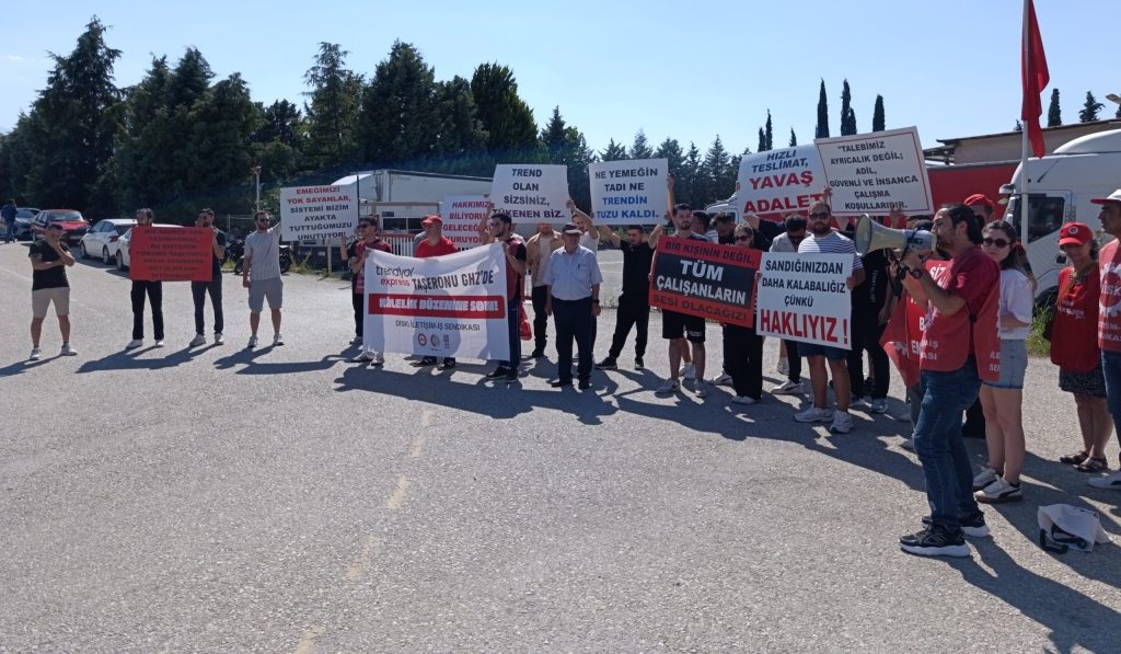 Denizli Trendyol Lojistik Taşeron İşçileri: Sendika Hakkımız Engellenemez!