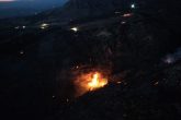 Pamukkale'de Kontrol Altına Yangın, Gece saatlerinde Yeniden Başladı...