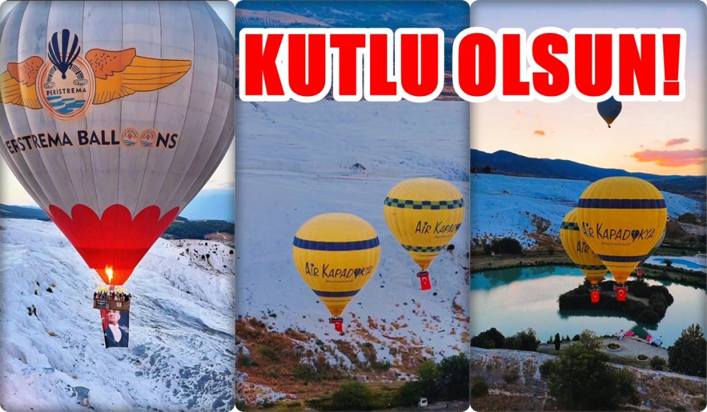 30 Ağustos Zaferinin Coşkusu Gökyüzüne Taşındı...