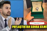 Türkiye, Denizli AK Parti Gençlik Kolları Başkanı'na Verilen Milyonluk Hediye Saati Konuşuyor...