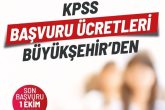 Denizli Büyükşehir KPSS Sınav Ücreti Desteği Verecek
