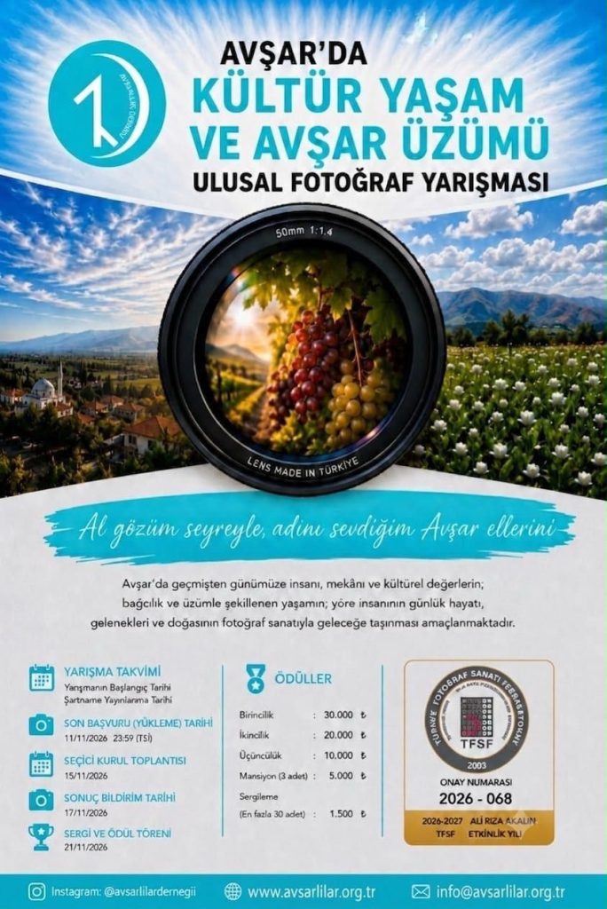 Coğrafi İşaretli Denizli Afşar Üzümü, Ulusal Fotoğraf Yarışmasıyla Ülke Gündeminde...