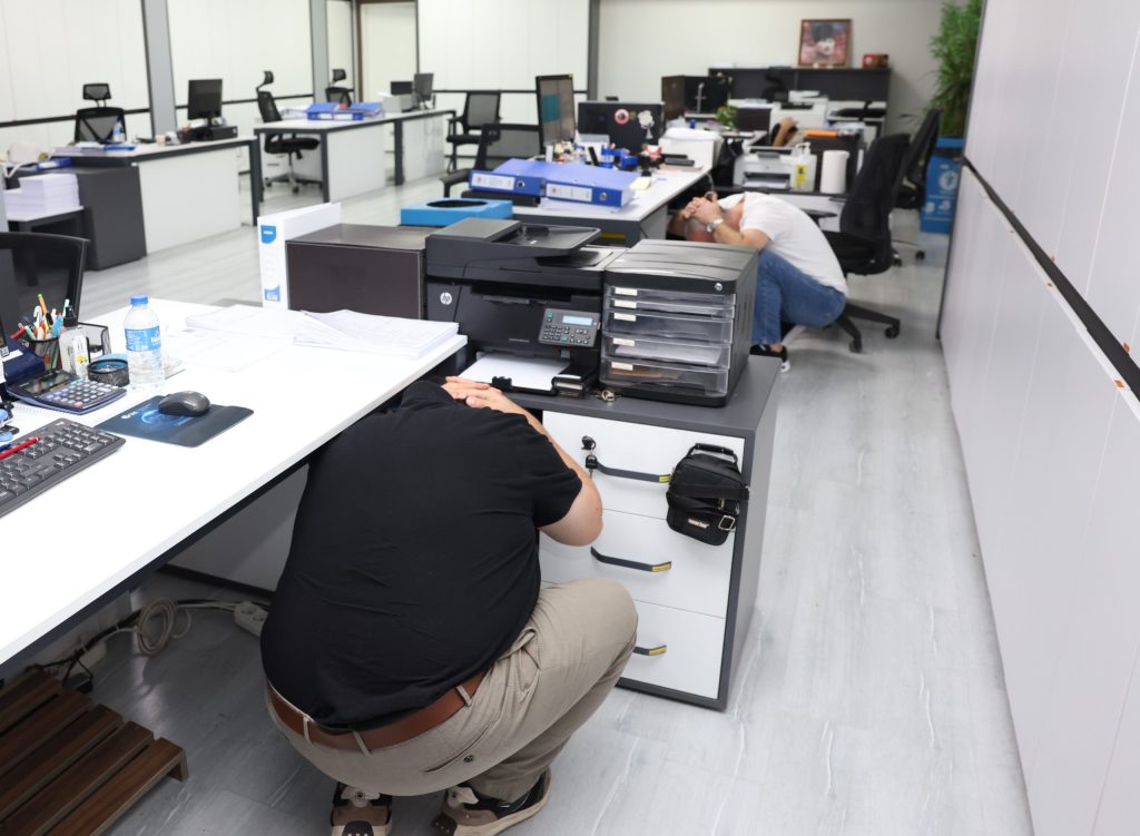 Denizli OSB’de Deprem ve Acil Durum Tatbikatı Gerçekleştirildi