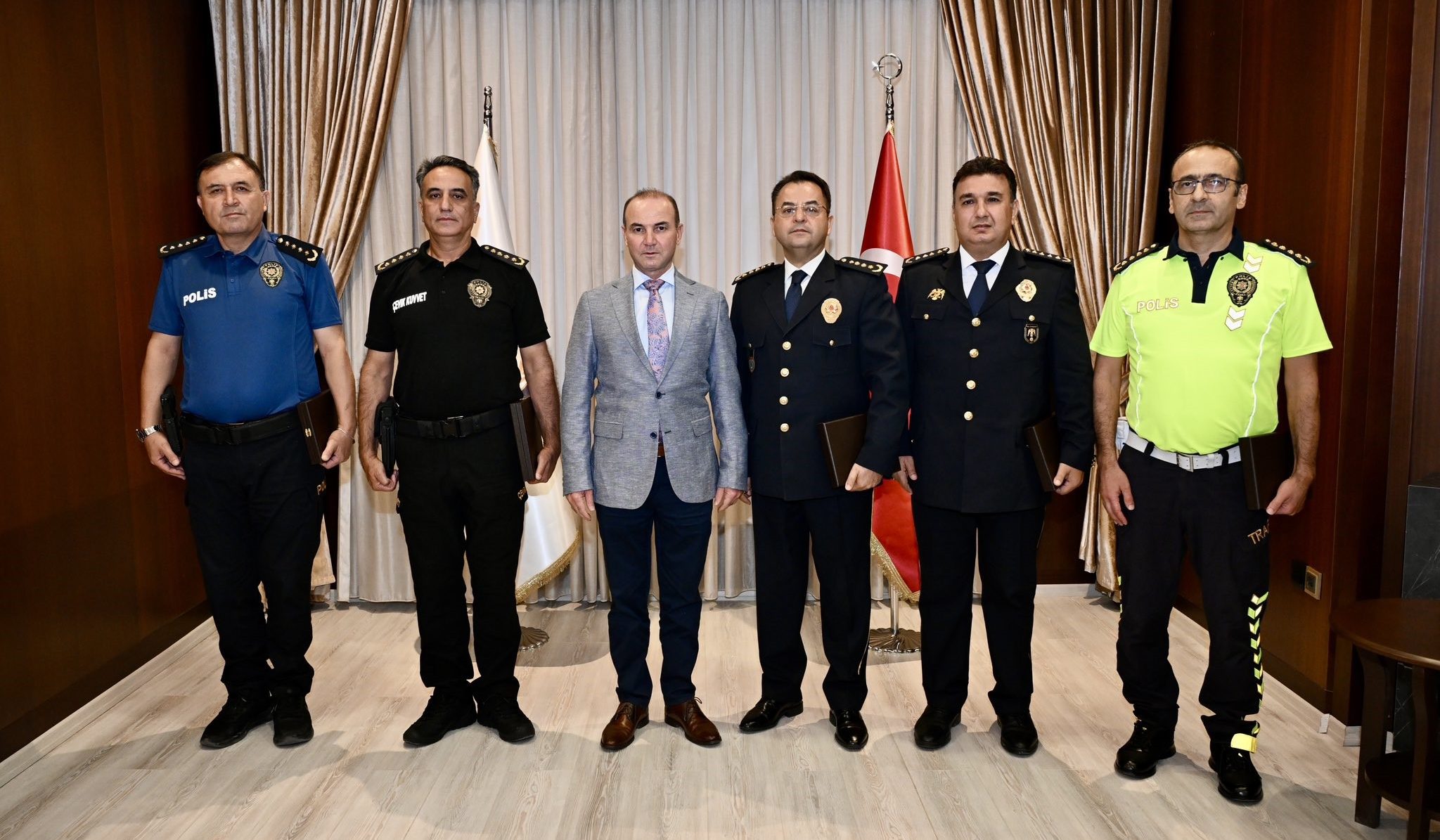 Denizli İl Emniyet Müdürlüğü’nde Terfi Heyecanı…