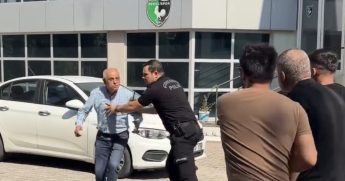 Denizlispor Tesislerinde Taraftarlar ile Başkan Arasında Gerginlik