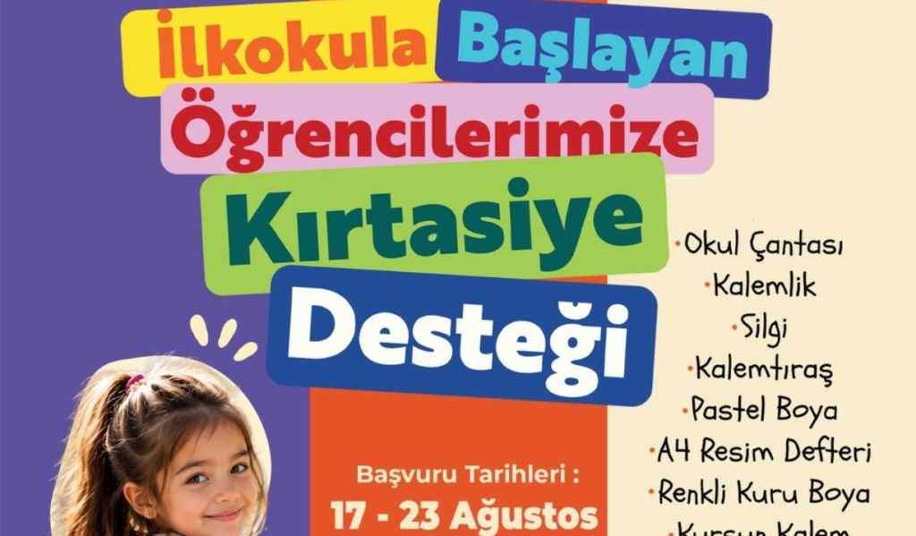 Denizli Büyükşehir’den Miniklere "Okula Merhaba" Desteği