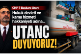 CHP Denizli İl Başkanı Ayhan Oran: Artık Yaşatılanlar Skandala Dönüşmüştür…