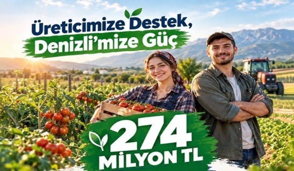 Denizli'de 20 Tarım Projesine 274 Milyon Lira Hibe Desteği Verilecek...