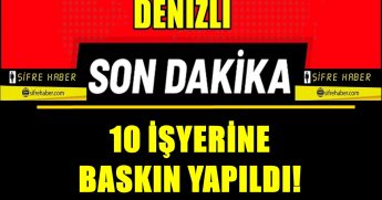Denizli’de Uyuşturucu Operasyonu: 10 Şüpheli Gözaltında...