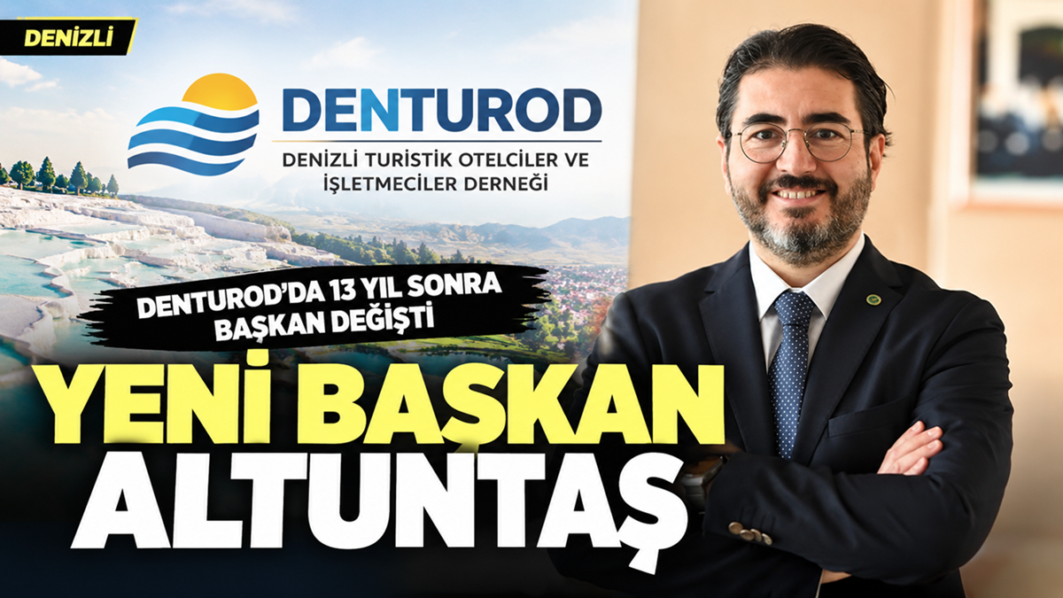 Denizli DENTUROD’da 13 Yıl Sonra Başkan Değişti…