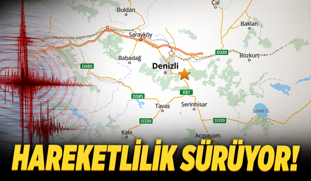 Denizli Geceden İtibaren Sallanmaya Başladı ve Sürüyor...