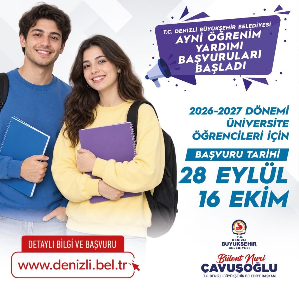 Denizli'de Üniversite Öğrencilerine Eğitim Desteği Tarihleri Belli Oldu...