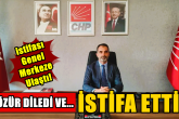 CHP Denizli İl Başkanı Ayhan Oran İstifasını Açıkladı...