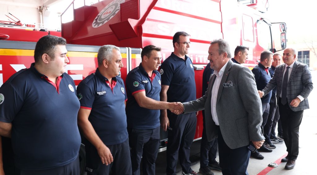 Denizli OSB Yönetiminden Ateş Savaşçılarına Teşekkür Ziyareti...