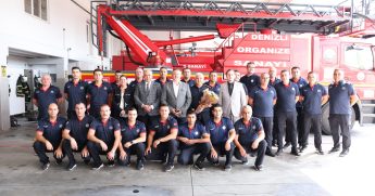 Denizli OSB Yönetiminden Ateş Savaşçılarına Teşekkür Ziyareti...