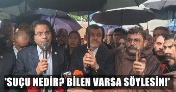Başkan Doğan'ı, Sağanak Yağmura Rağmen Yalnız Bırakmadılar...