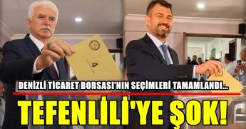Denizli Ticaret Borsası Seçimlerinde Tefenlili Meclise Giremedi...