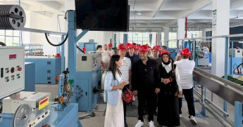 DTO Heyeti Çin'de Kablo Fabrikasında İncelemelerde Bulundu...