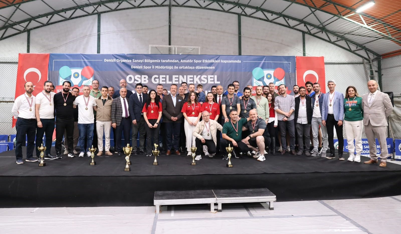 Denizli OSB 7. Masa Tenisi Turnuvası Şampiyonu Belli Oldu…