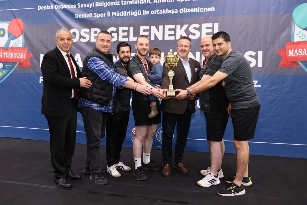 Denizli OSB 7. Masa Tenisi Turnuvası Şampiyonu Belli Oldu...