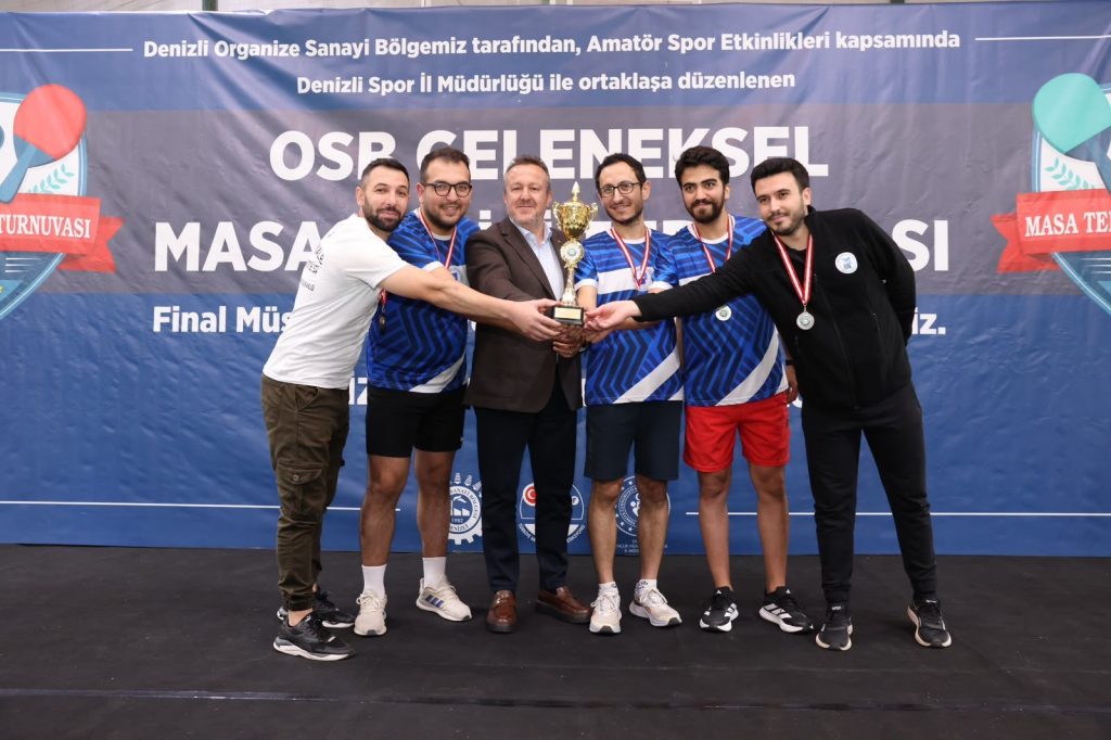 Denizli OSB 7. Masa Tenisi Turnuvası Şampiyonu Belli Oldu...