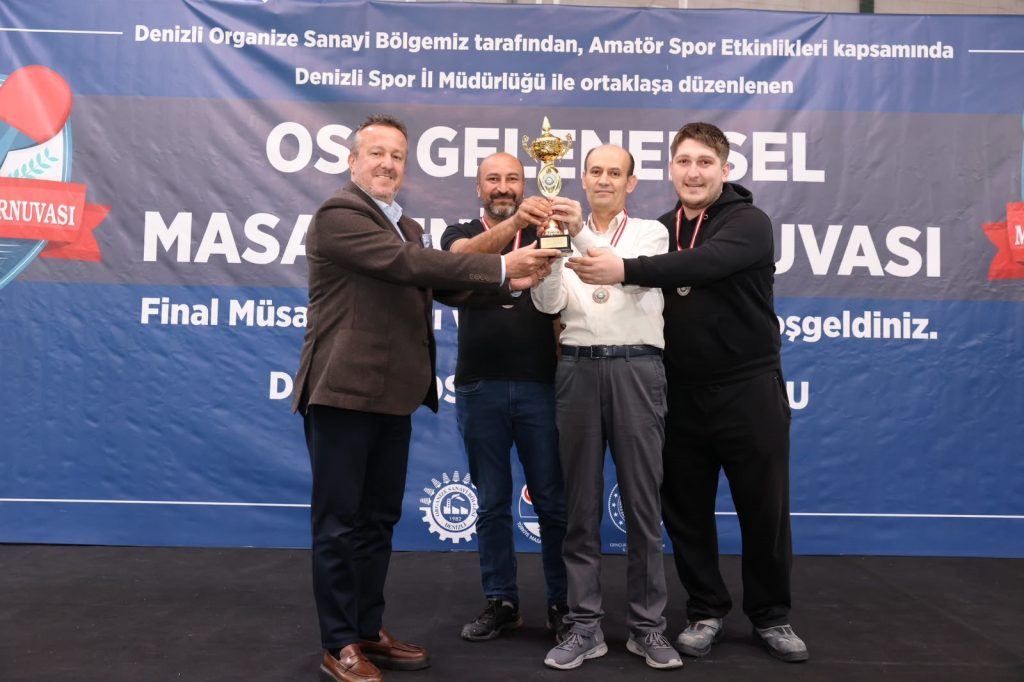 Denizli OSB 7. Masa Tenisi Turnuvası Şampiyonu Belli Oldu...