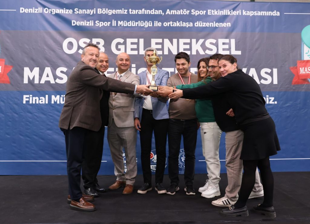 Denizli OSB 7. Masa Tenisi Turnuvası Şampiyonu Belli Oldu...