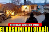 Denizli İçin Şiddetli Yağış ve Sel Baskını Uyarılı Yapıldı...