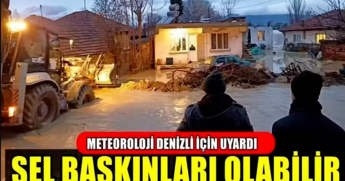 Denizli İçin Şiddetli Yağış ve Sel Baskını Uyarılı Yapıldı...